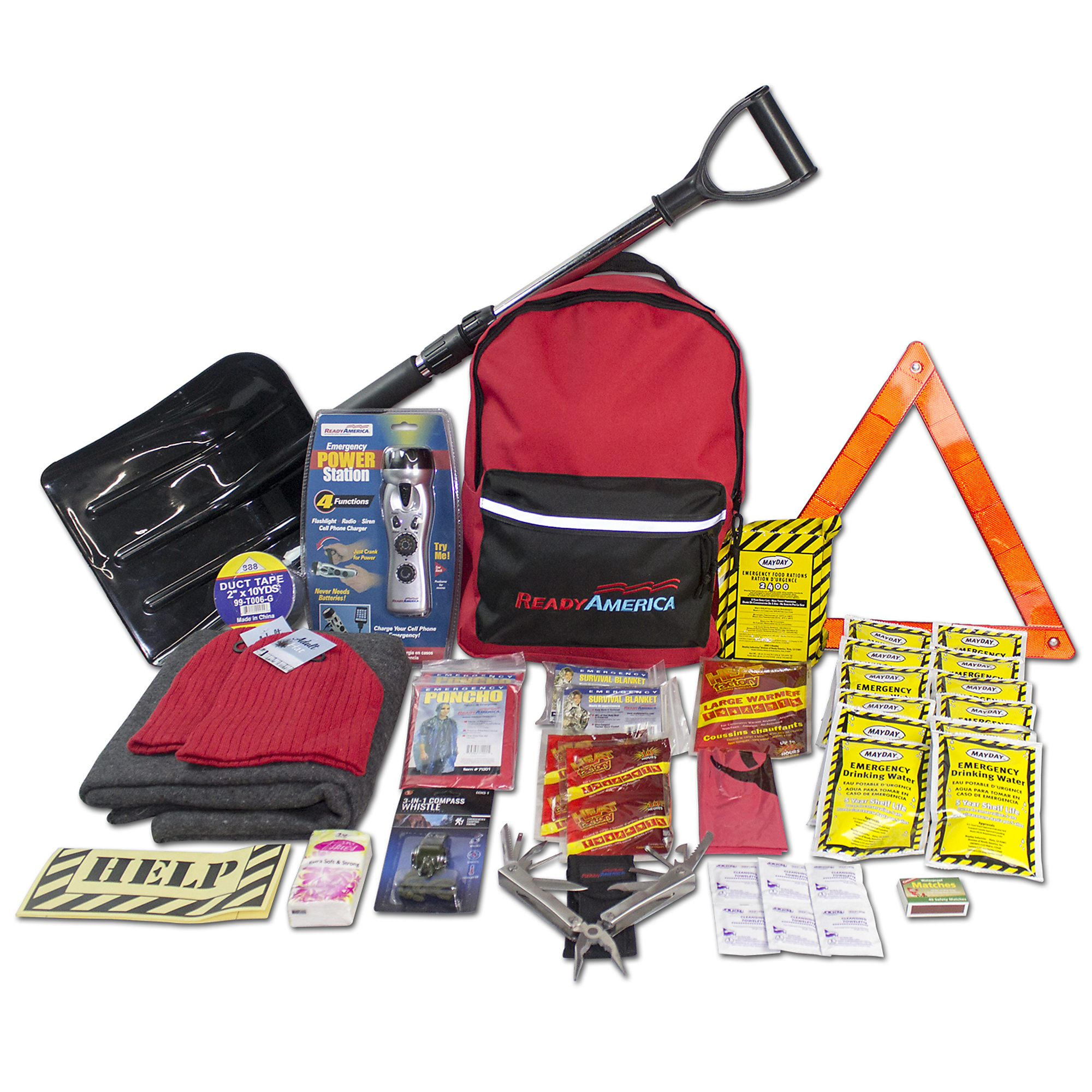 Ready America, 2 Person 3 Day Cold Weather Survival Backpack, Pieces (qty.) 1 Model# 70410
